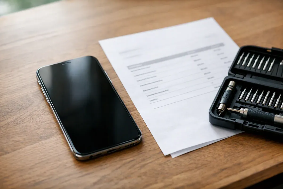 Revendre un mobile réparé : la valeur résiduelle