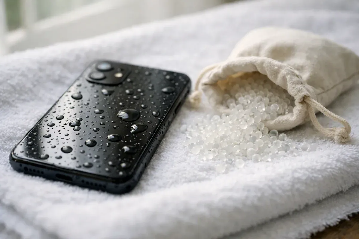 Téléphone tombé dans l'eau : la marche à suivre
